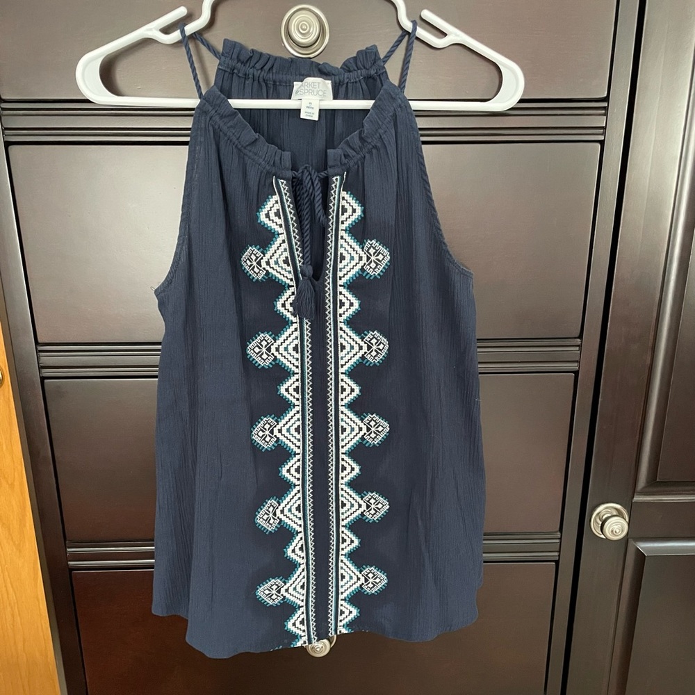 Market Spruce Halter type top - size PXS
